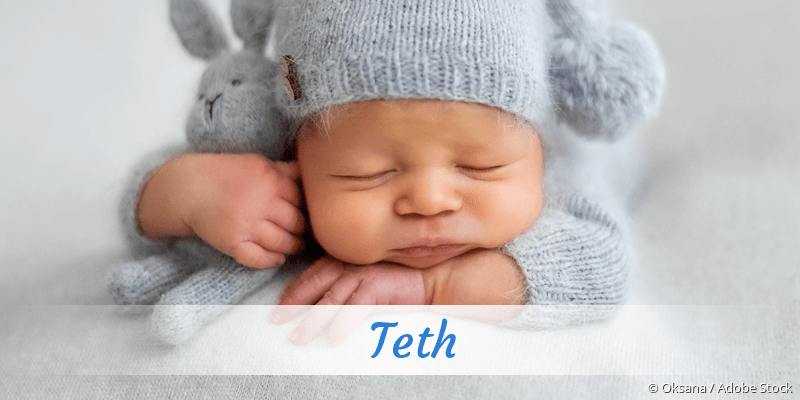 Baby mit Namen Teth