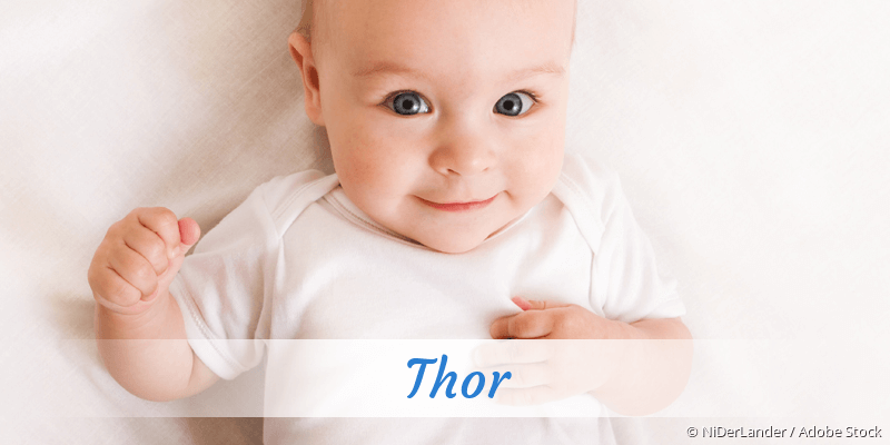 Baby mit Namen Thor