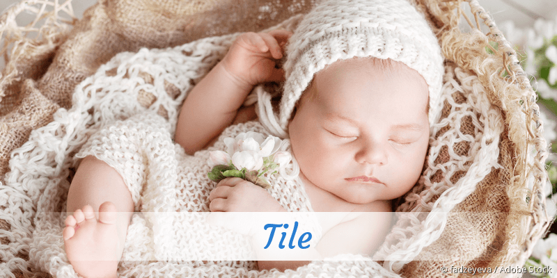 Baby mit Namen Tile