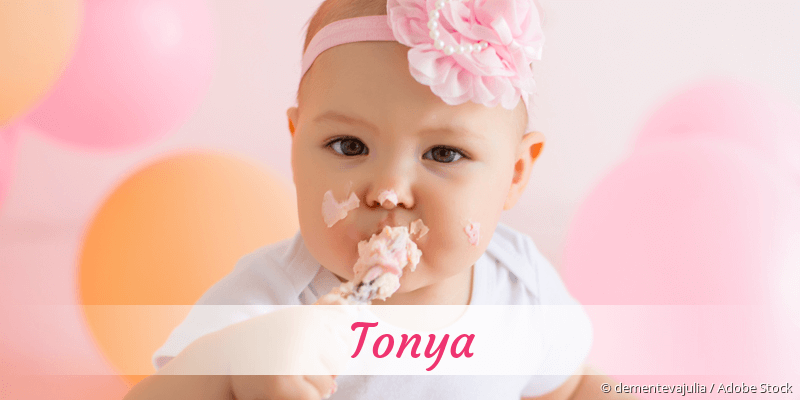 Baby mit Namen Tonya