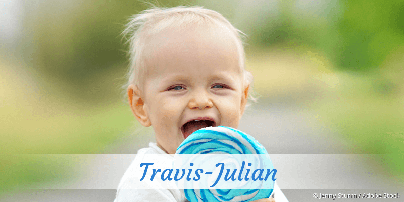 Baby mit Namen Travis-Julian