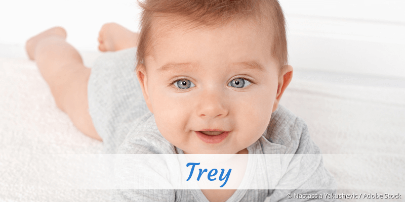 Baby mit Namen Trey
