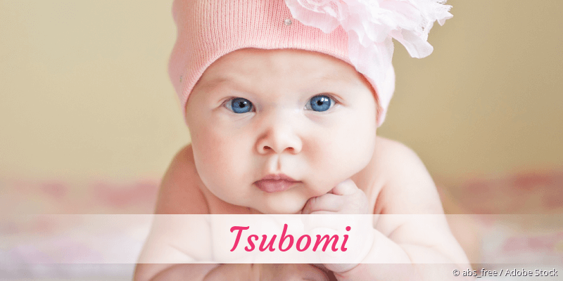 Baby mit Namen Tsubomi
