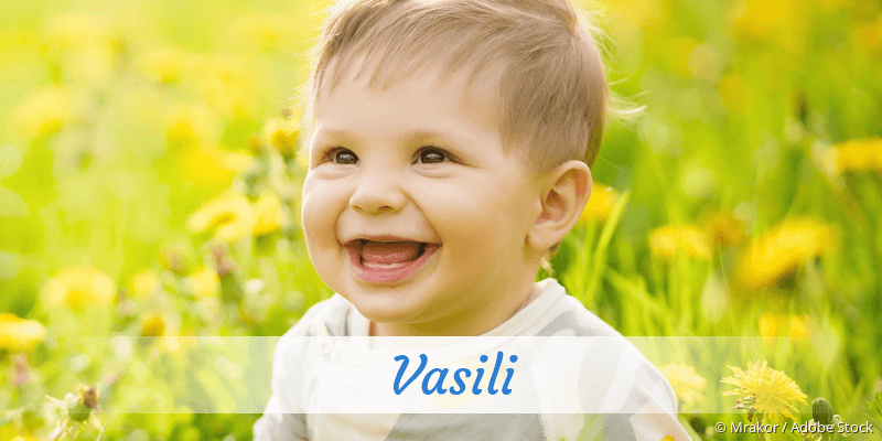 Baby mit Namen Vasili