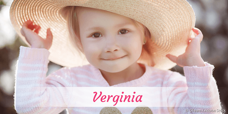 Baby mit Namen Verginia