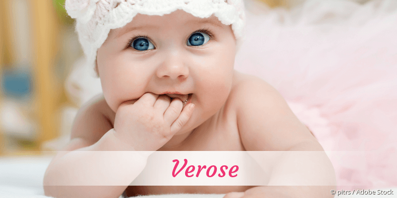 Baby mit Namen Verose