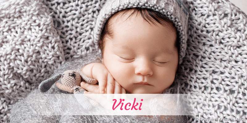 Baby mit Namen Vicki