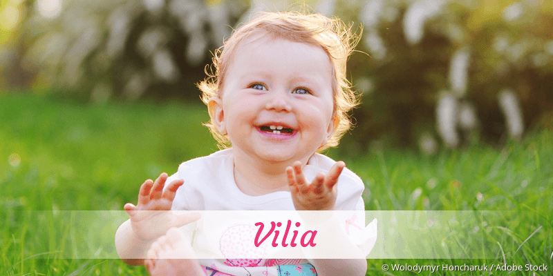 Baby mit Namen Vilia