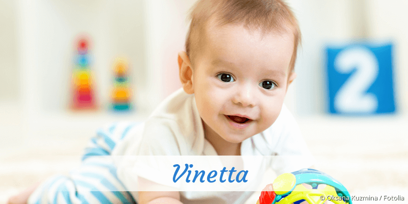 Baby mit Namen Vinetta