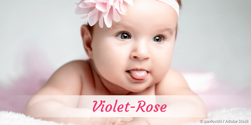 Baby mit Namen Violet-Rose