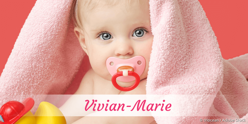 Baby mit Namen Vivian-Marie