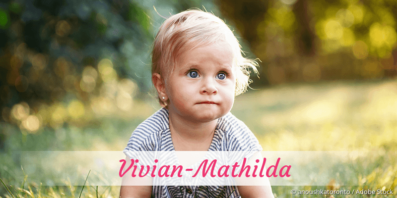 Baby mit Namen Vivian-Mathilda