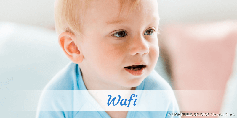 Baby mit Namen Wafi