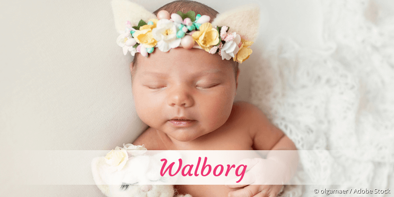 Baby mit Namen Walborg