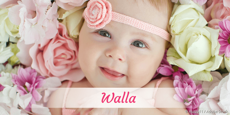 Baby mit Namen Walla