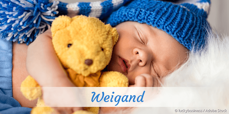 Baby mit Namen Weigand