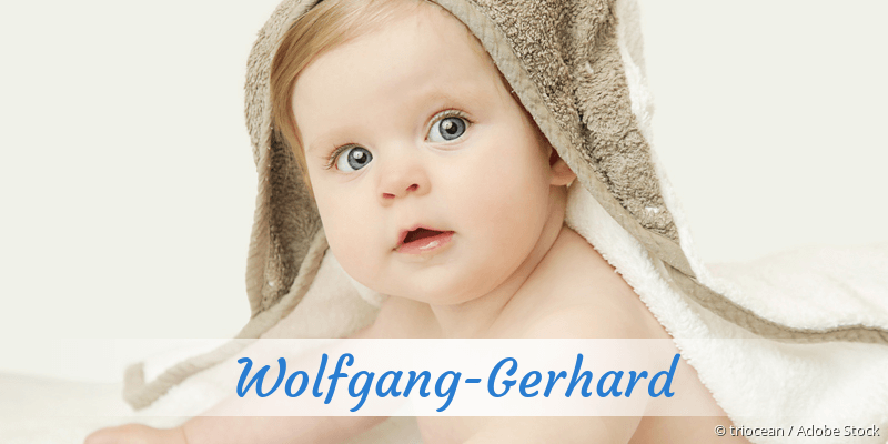 Baby mit Namen Wolfgang-Gerhard