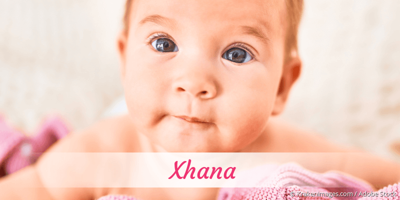 Baby mit Namen Xhana