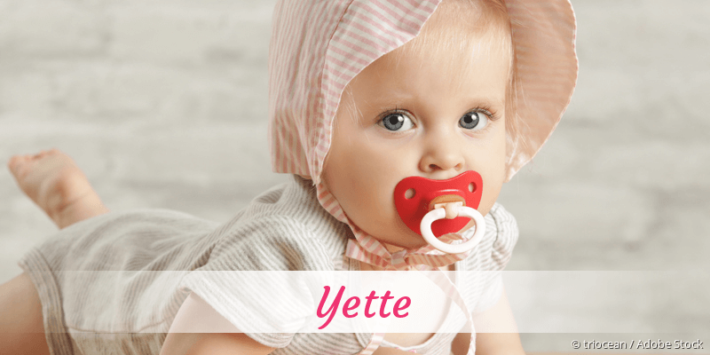 Baby mit Namen Yette
