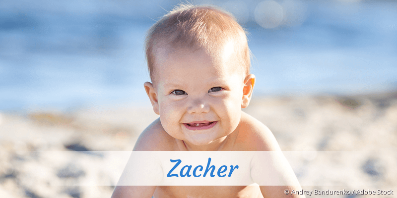 Baby mit Namen Zacher