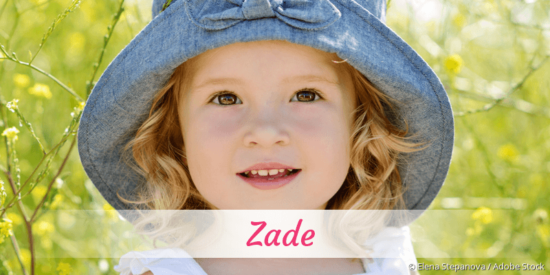 Baby mit Namen Zade