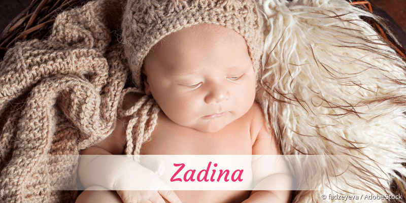 Baby mit Namen Zadina