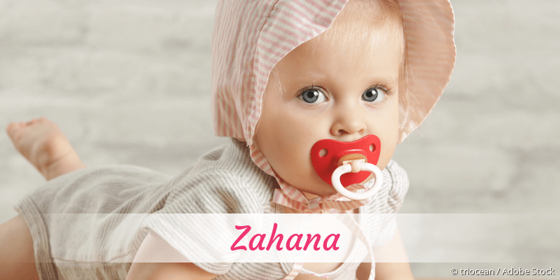 Baby mit Namen Zahana
