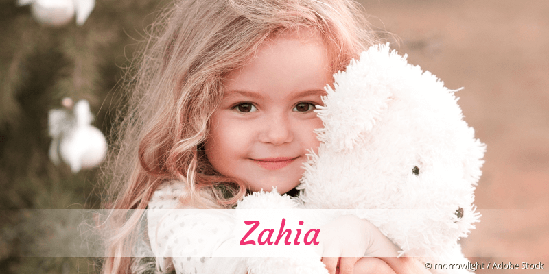 Baby mit Namen Zahia