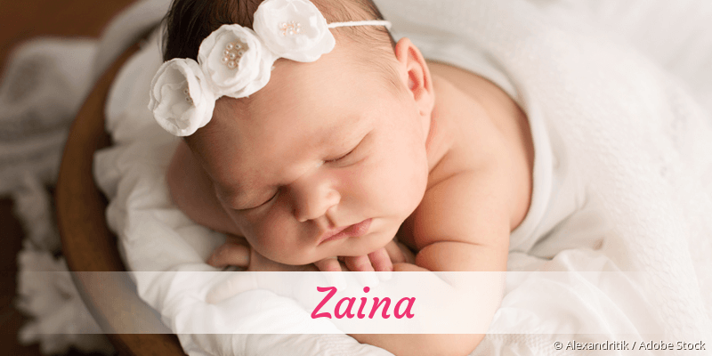 Baby mit Namen Zaina