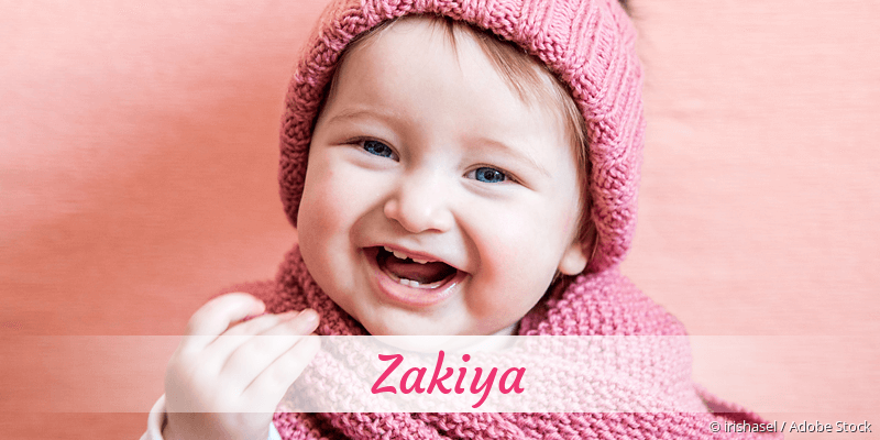 Baby mit Namen Zakiya