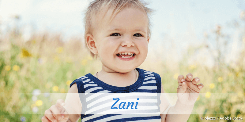 Baby mit Namen Zani