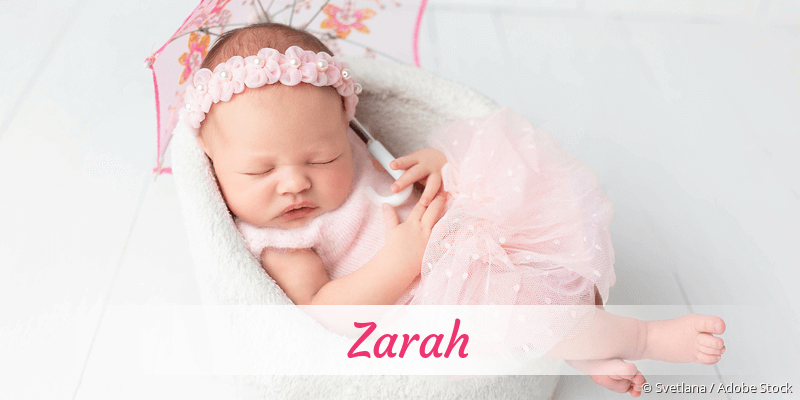 Baby mit Namen Zarah