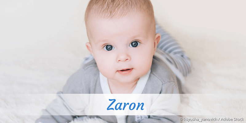 Baby mit Namen Zaron