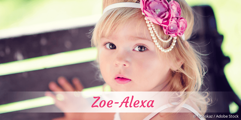 Baby mit Namen Zoe-Alexa