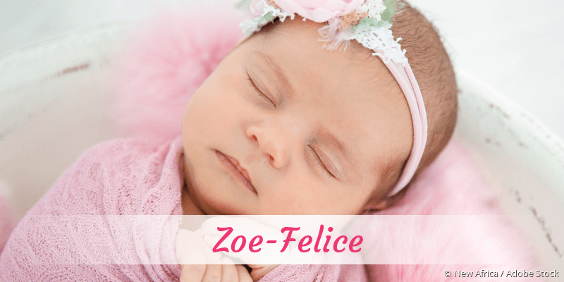 Baby mit Namen Zoe-Felice
