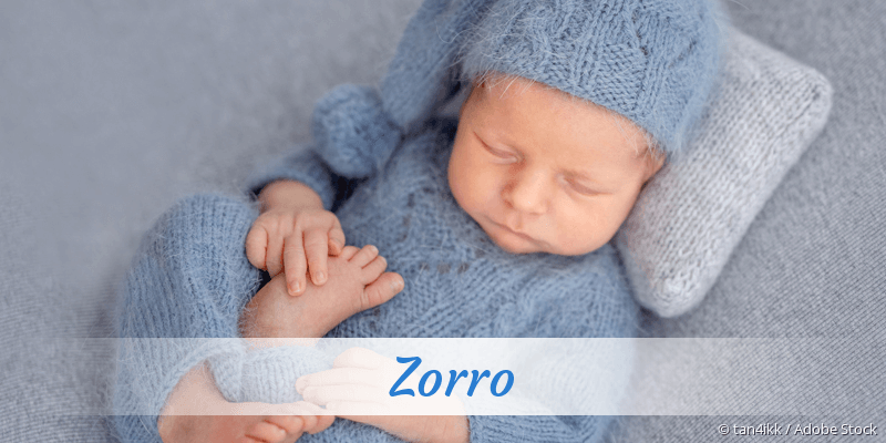 Baby mit Namen Zorro