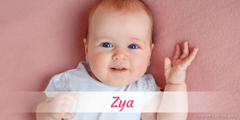Baby mit Namen Zya