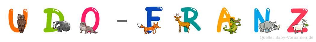 Udo-Franz im Tieralphabet