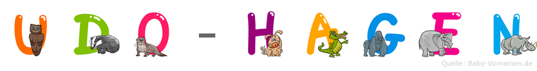 Udo-Hagen im Tieralphabet
