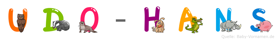 Udo-Hans im Tieralphabet