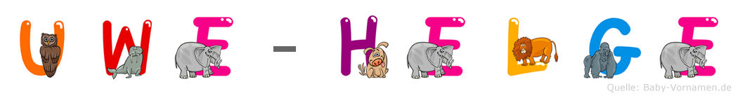 Uwe-Helge im Tieralphabet