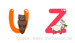 Uz im Tieralphabet