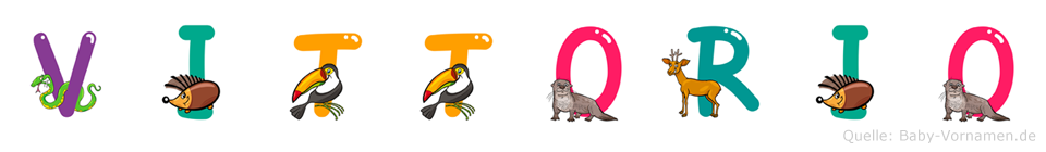 Vittorio im Tieralphabet