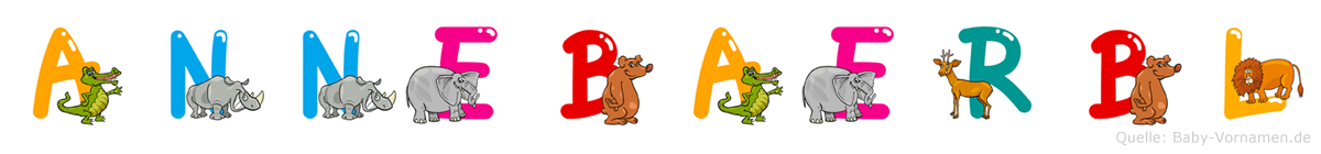 Annebärbl im Tieralphabet