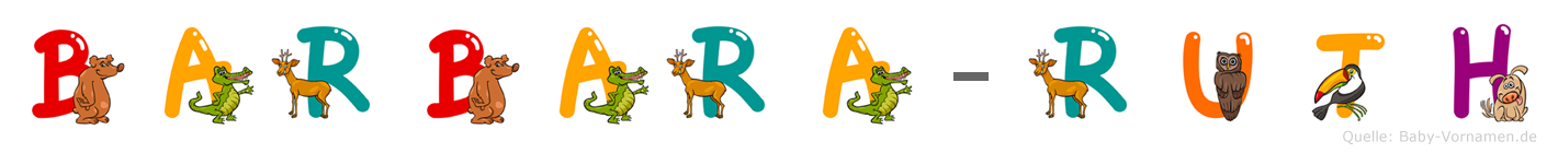 Barbara-Ruth im Tieralphabet