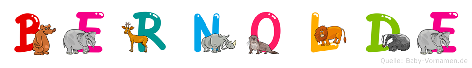 Bernolde im Tieralphabet