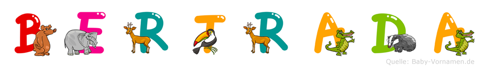 Bertrada im Tieralphabet