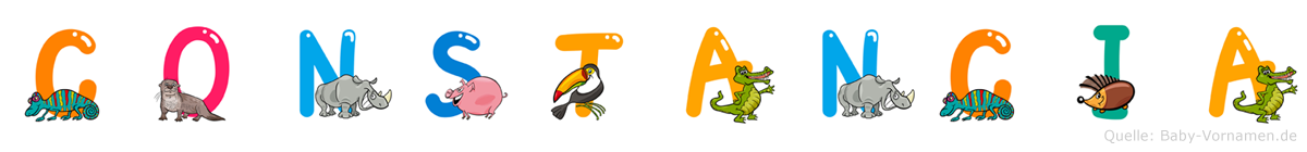 Constancia im Tieralphabet