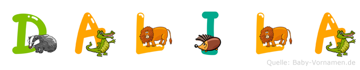 Dalila im Tieralphabet