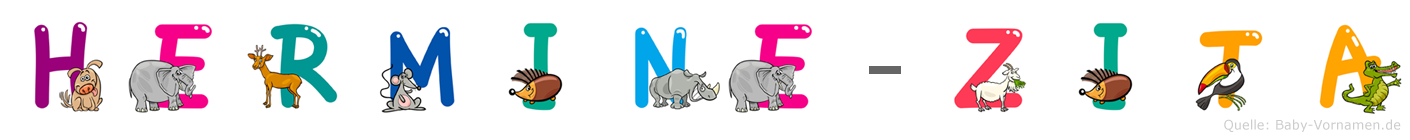 Hermine-Zita im Tieralphabet